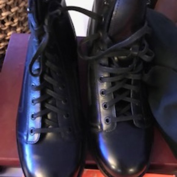 mens black boots - Picture 1 of 3